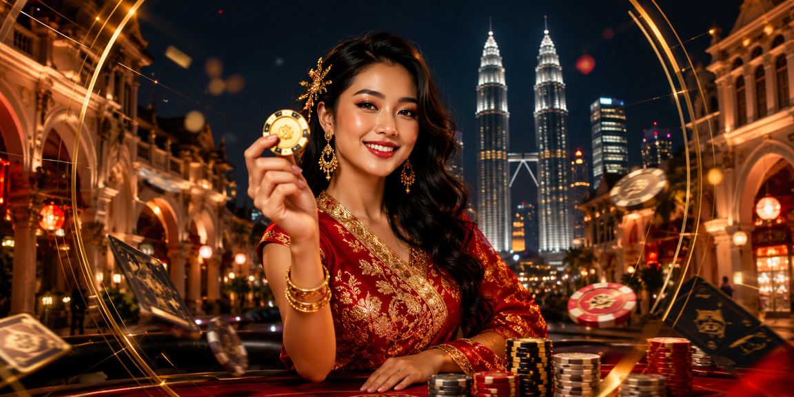 Suasana permainan kasino langsung di Kuala Lumpur dengan gaya Malaysia